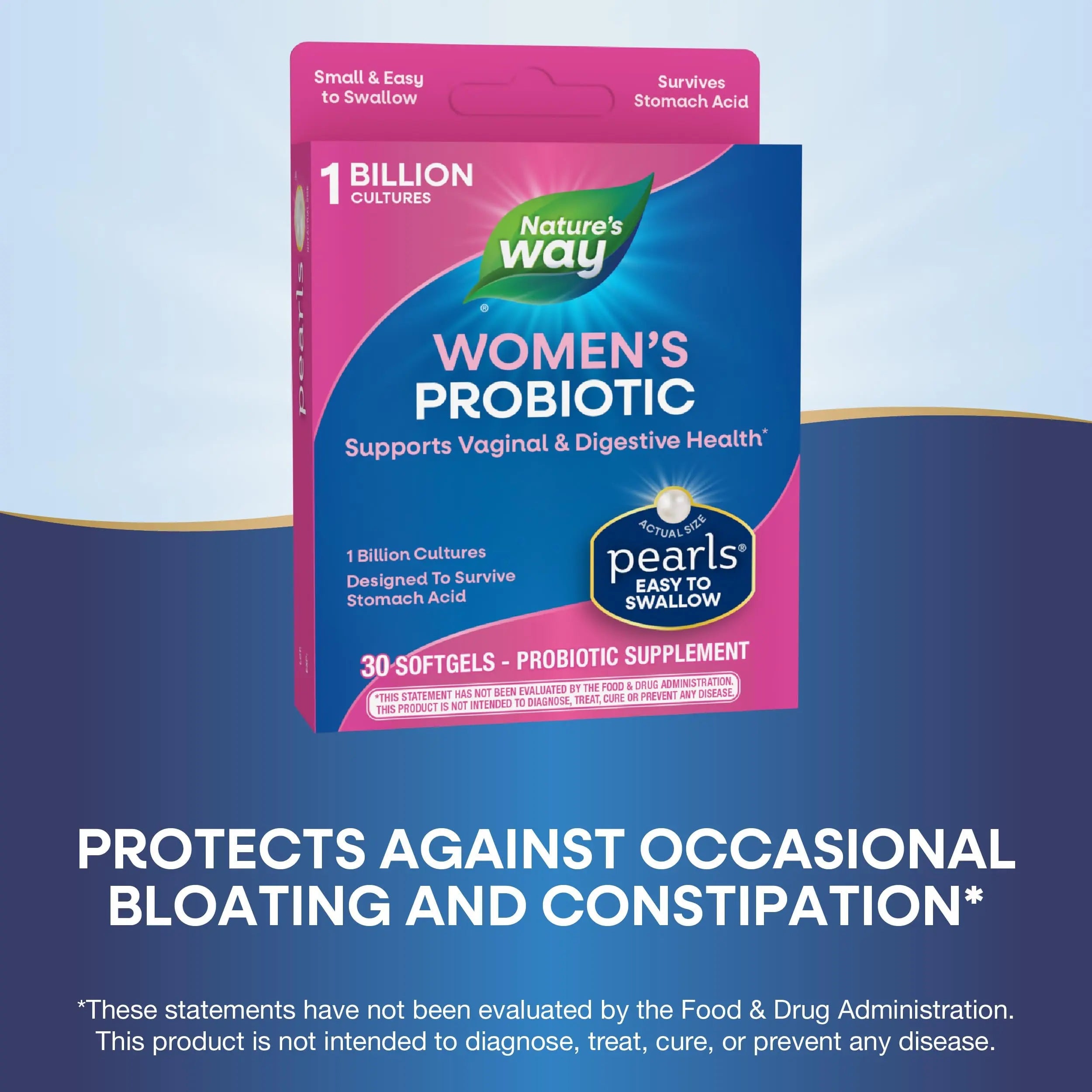 Nature's Way Women's Probiotic Pearls, Supports Vaginal and Digestive Health*, 1 Billion Live Cultures Nature's Way Au supplements