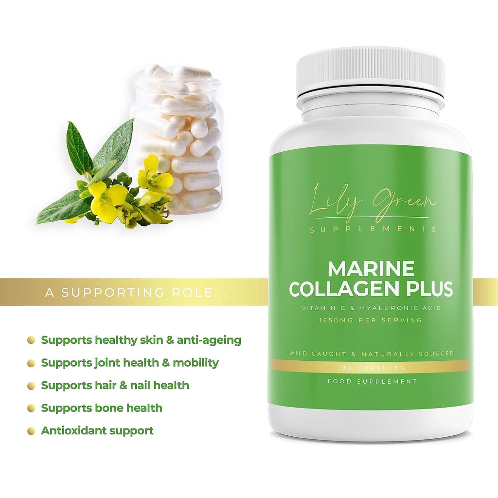 Lily Green | Marine Collagen with Hyaluronic Acid & Vitamin C - 1650mg per Serving Lily Green Supplements Au supplements