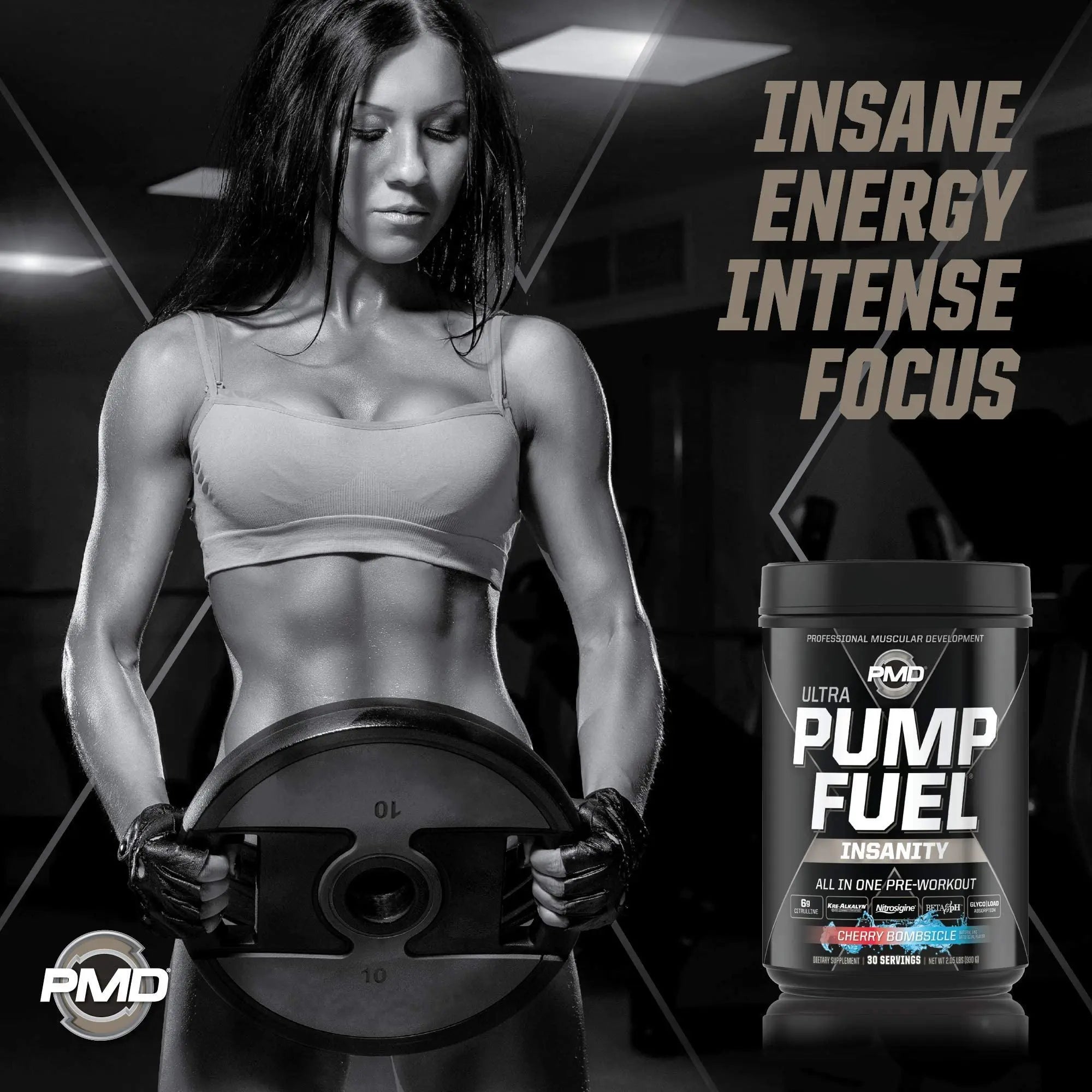 PMD Sports Ultra Pump Fuel Insanity - Pre Workout – Cherry Bombsicle (30 Servings) PMD Au supplements