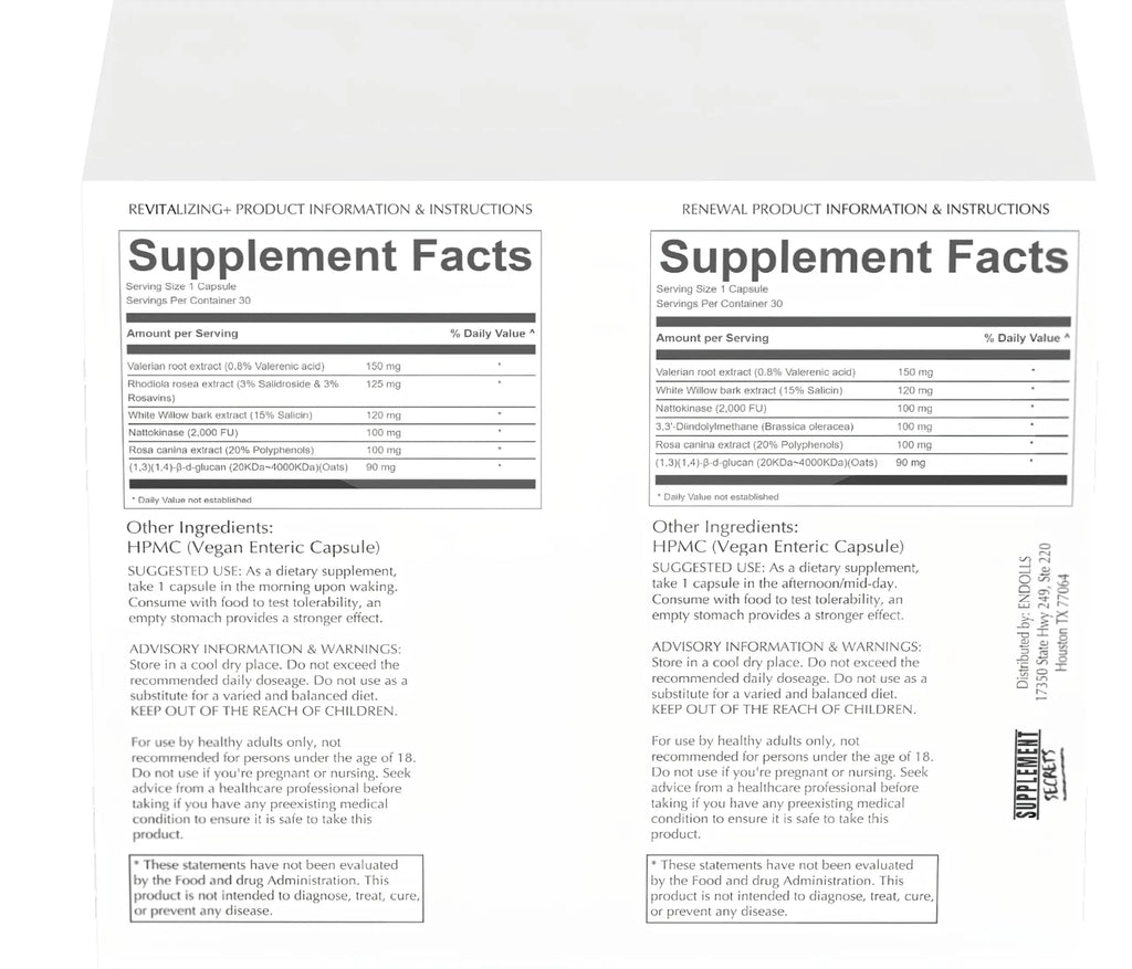 ENDOLLS Endo Warrior Natural Support ENDOLLS Au supplements