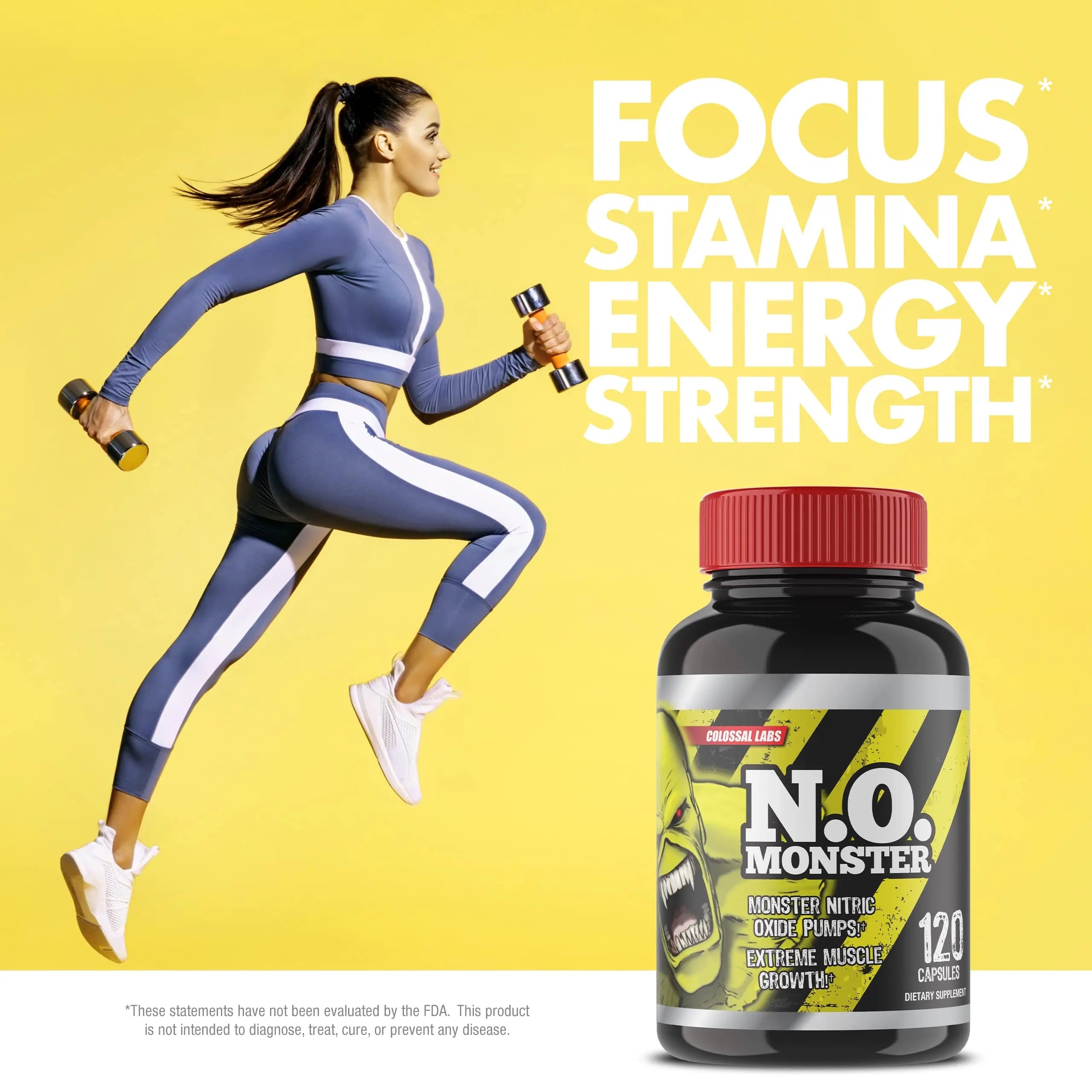Colossal Labs Nitric Oxide Booster with L-Arginine, Extreme Pumps to Build Strength Goliath Labs Au supplements