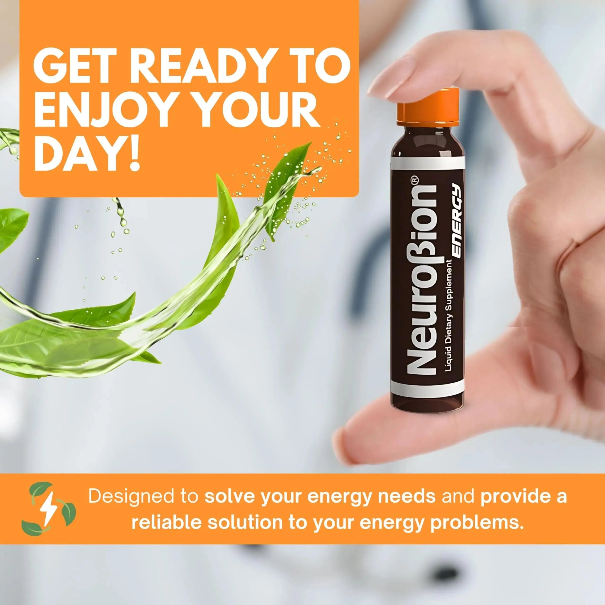 Neurobion Energy Liquid Dietary Supplement Multivitamins + Enegy Blend 10 vials x 250 ml Neurobion Au supplements