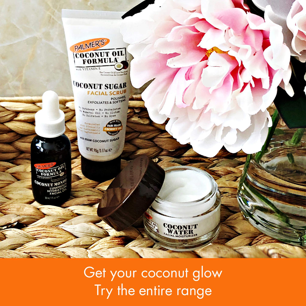Palmer's Coconut Oil Formula Coconut Sugar Facial Scrub Exfoliator, Face Scrub to Gently