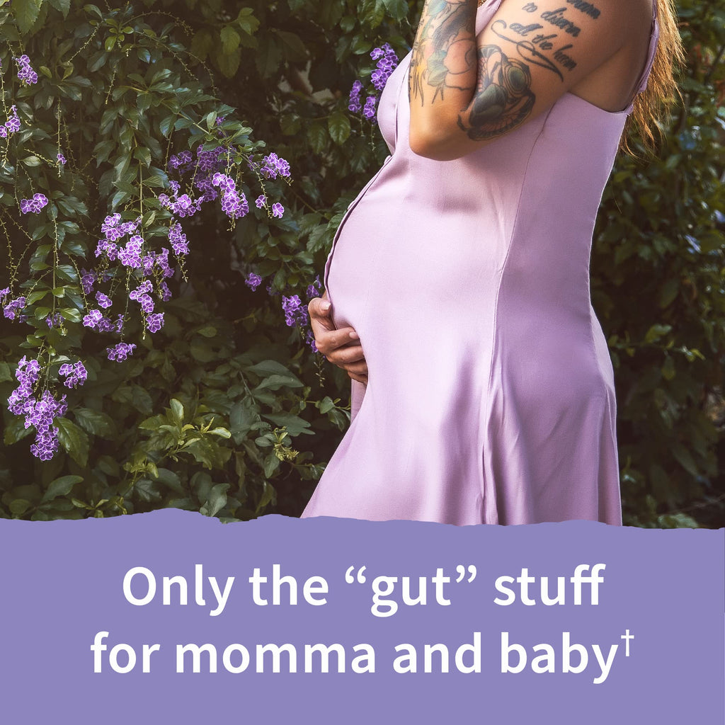 Garden of Life Dr. Formulated Probiotics Once Daily Prenatal - Acidophilus and Bifidobacteria Probiotic Support for Mom and Baby – Shelf Stable - Gluten, Dairy