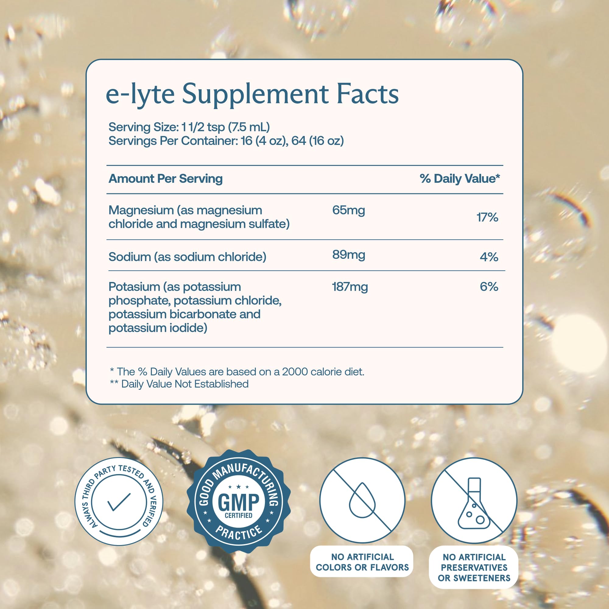 BodyBio e-lyte - Liquid Electrolyte Concentrate for Clean Hydration, Energy & Cramp Relief - No Sugar, No Artificial Flavors, No Fillers, Keto Friendly