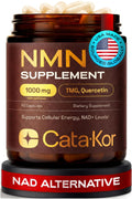 Cata-Kor NMN Supplement – 4-in-1 NAD Supplement with Quercetin | TMG | Resveratrol – NMNH Alternative – Supports Cellular Energy & NAD+ Levels – 60 Capsules – Third-Party Tested (1 Pack) Cata-Kor Au supplements