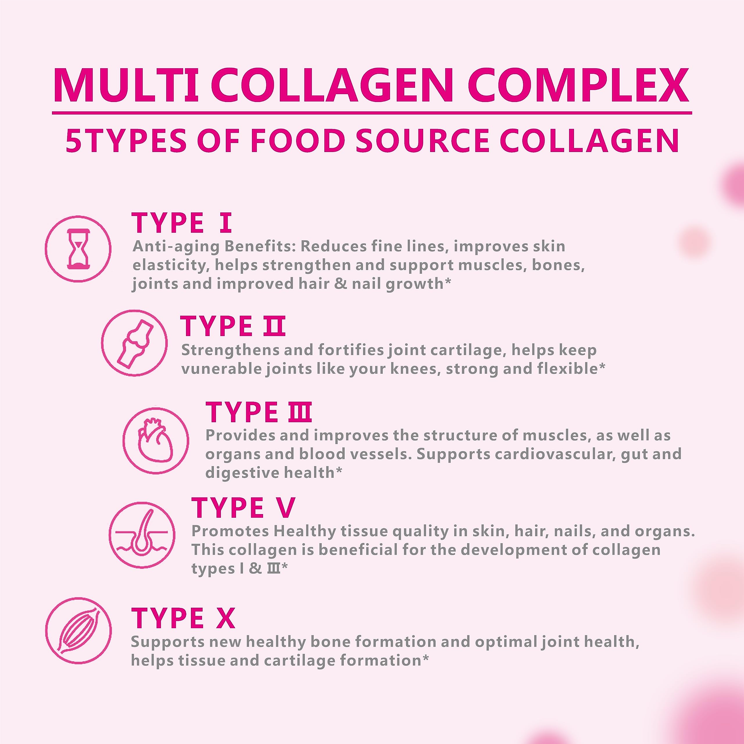 OMOGS Collagen Peptides Powder, with Prebiotics & Cranberry Extract -Hydrolyzed Collagen Peptides Support Hair, Skin, Nail, Bone & Digestive Health