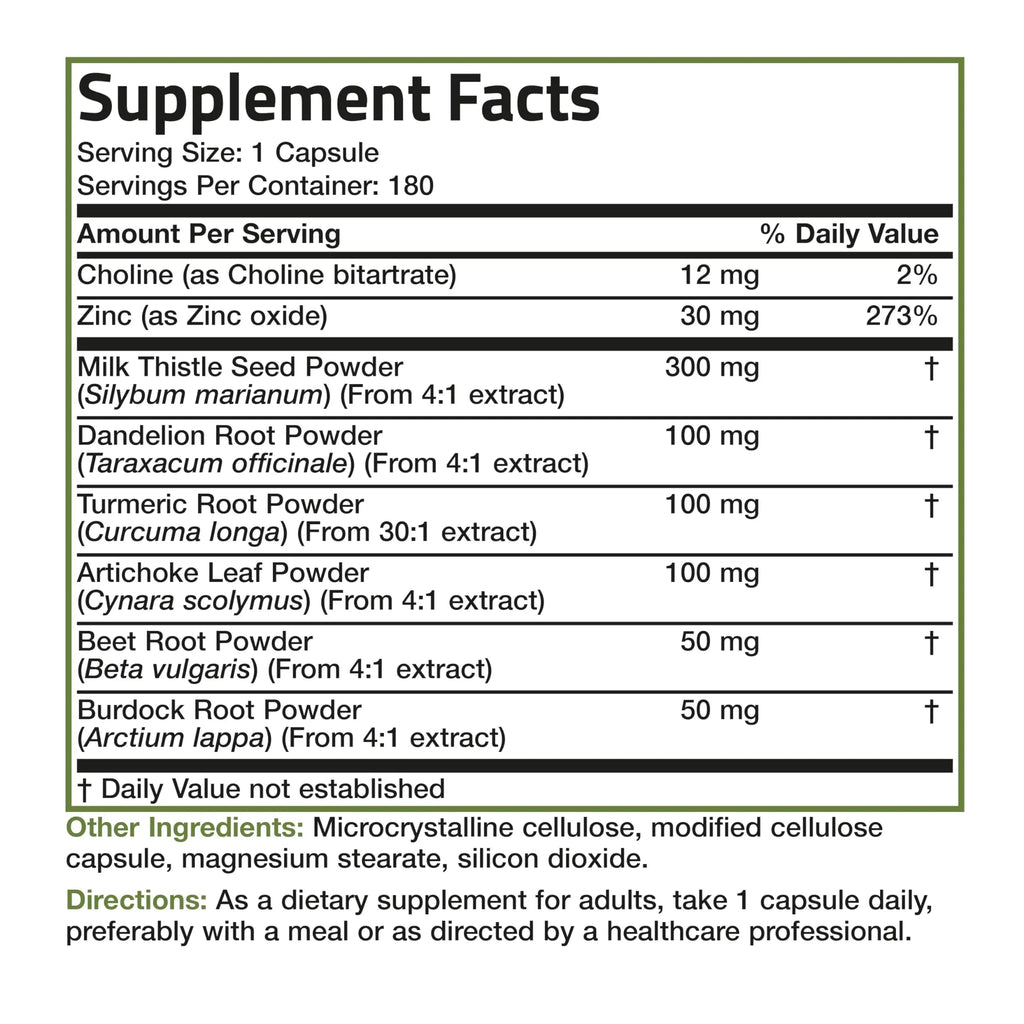 Bronson Liver Detox Advanced Detox & Cleansing Formula Supports Health Liver Function Bronson Au supplements