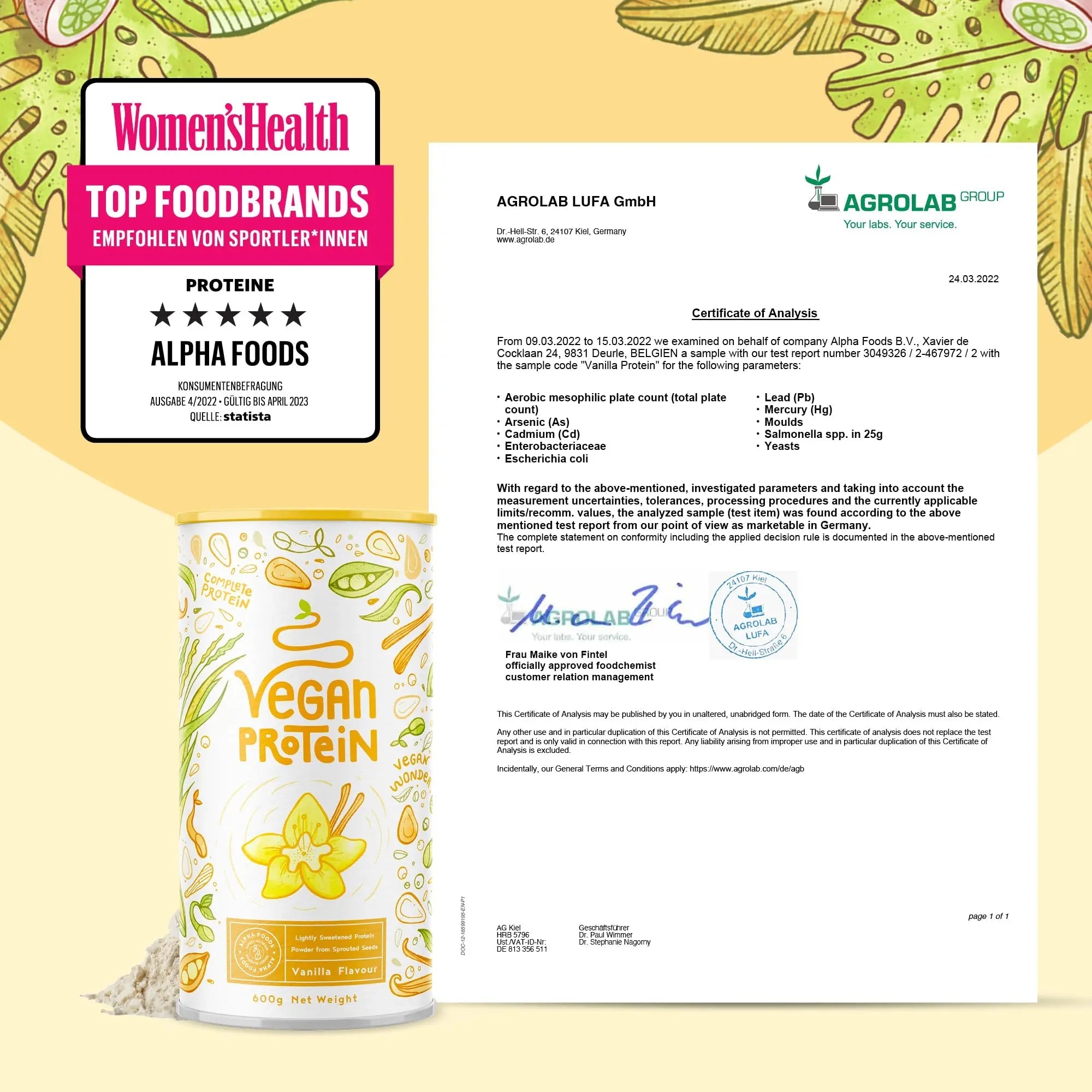 Vegan Protein Powder - Muscle Building Powder with Amino Acids - Plant Based Protein Shake Alpha Foods Au supplements