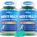Methylated Multivitamin for Men Gummies, Vegan Omega 3, CoQ10, Zinc, Vitamin A C D3 K2 E B Complex, Calcium, Magnesium, Lycopene EnvyCure Au supplements