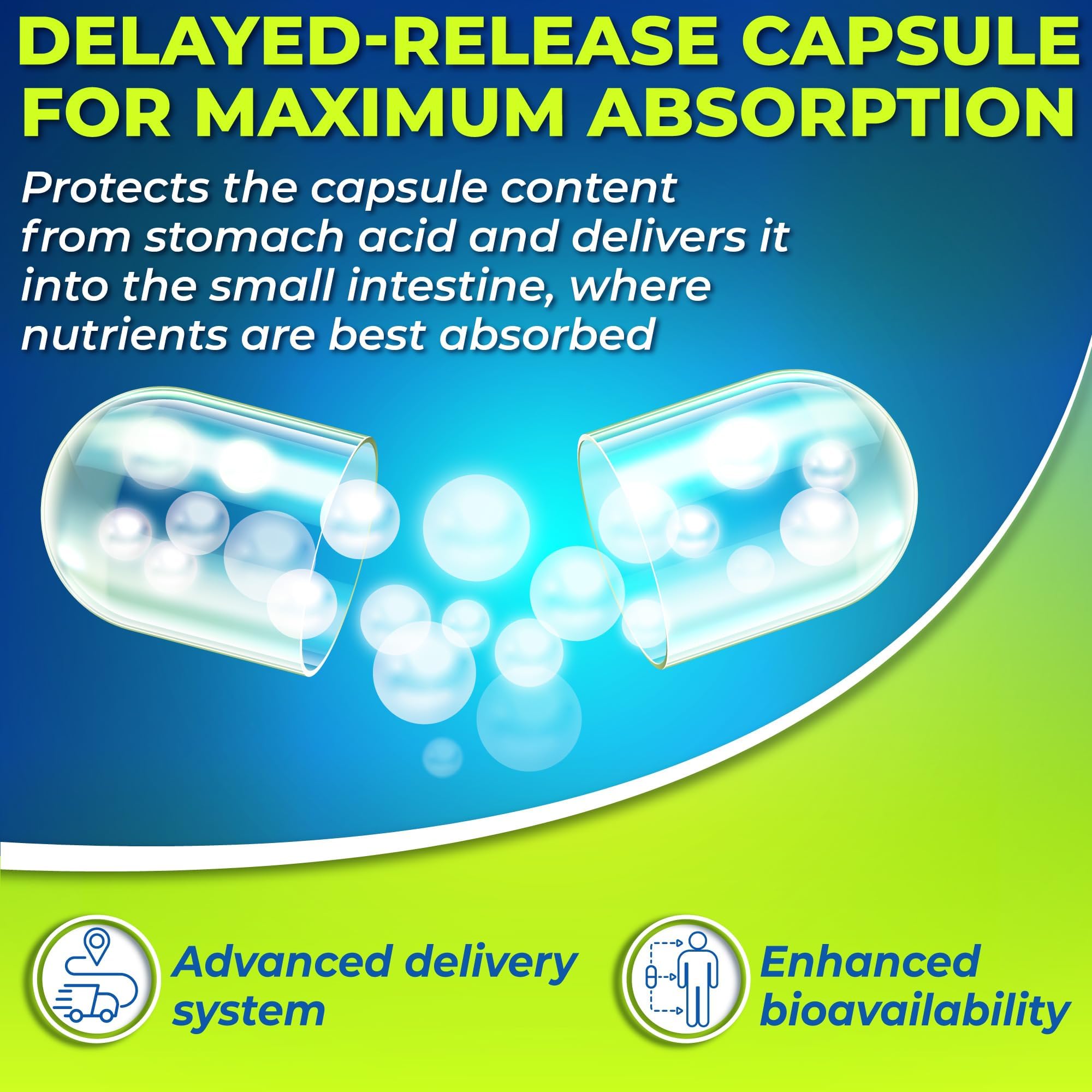 Probiotics with Digestive Enzymes and Prebiotic for Women and Men - 3-In-1 Vegan Probiotic Prebiotic Multi Enzyme Complex for Gut Health