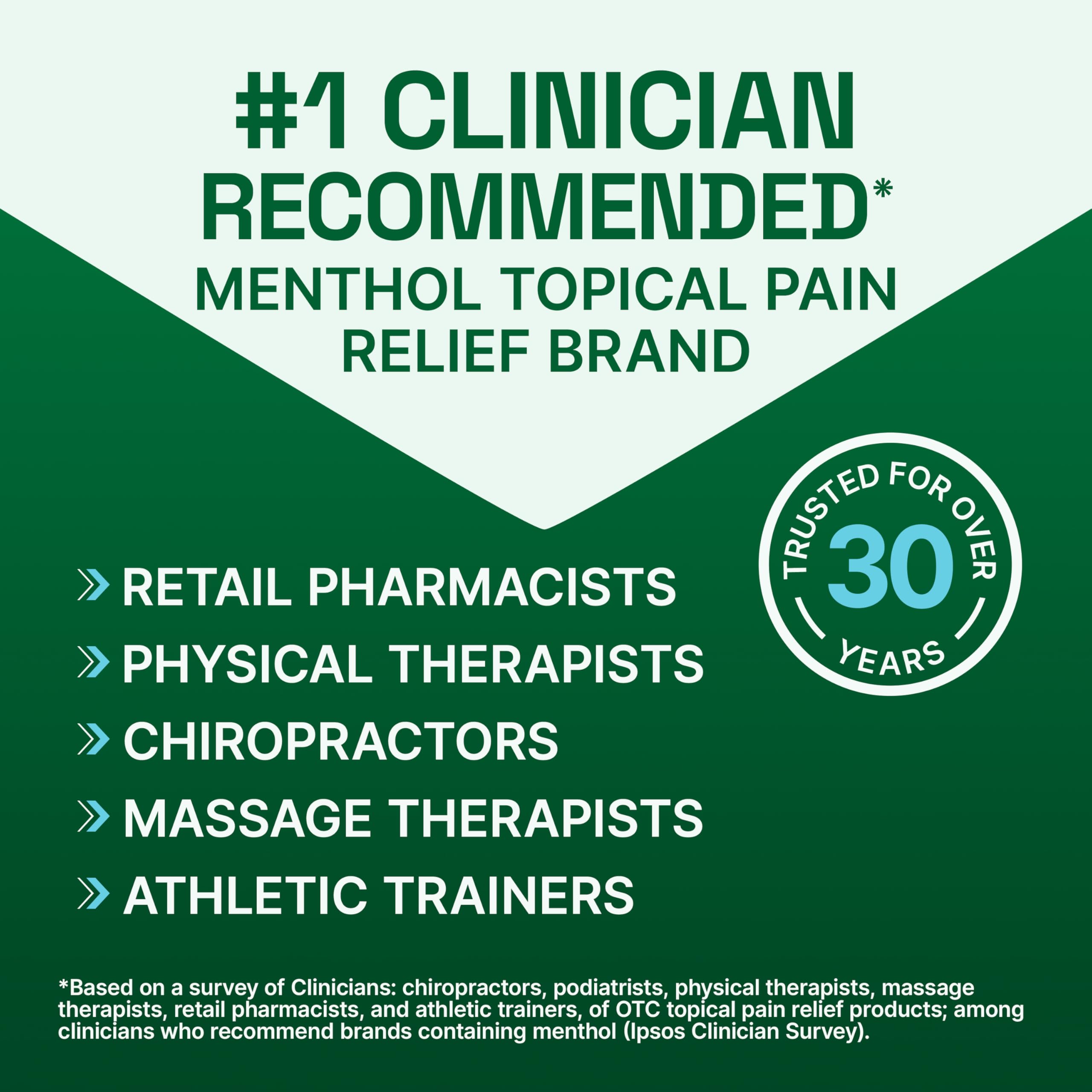 Biofreeze Dry Stick, Mess-Free Relief for Neck, Shoulder, Knee, Hip, Hand & Joint, Cooling Menthol Pain Relief Stick, Up to 100 Uses Biofreeze Au supplements