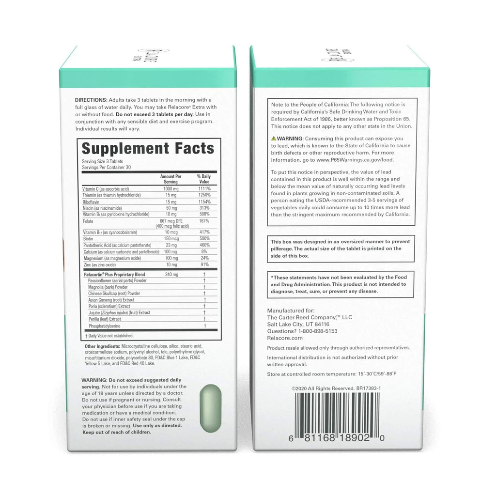 Relacore Extra Maximum Strength Stress-Mitigating Compound - Stress Relief Supplements Relacore Au supplements