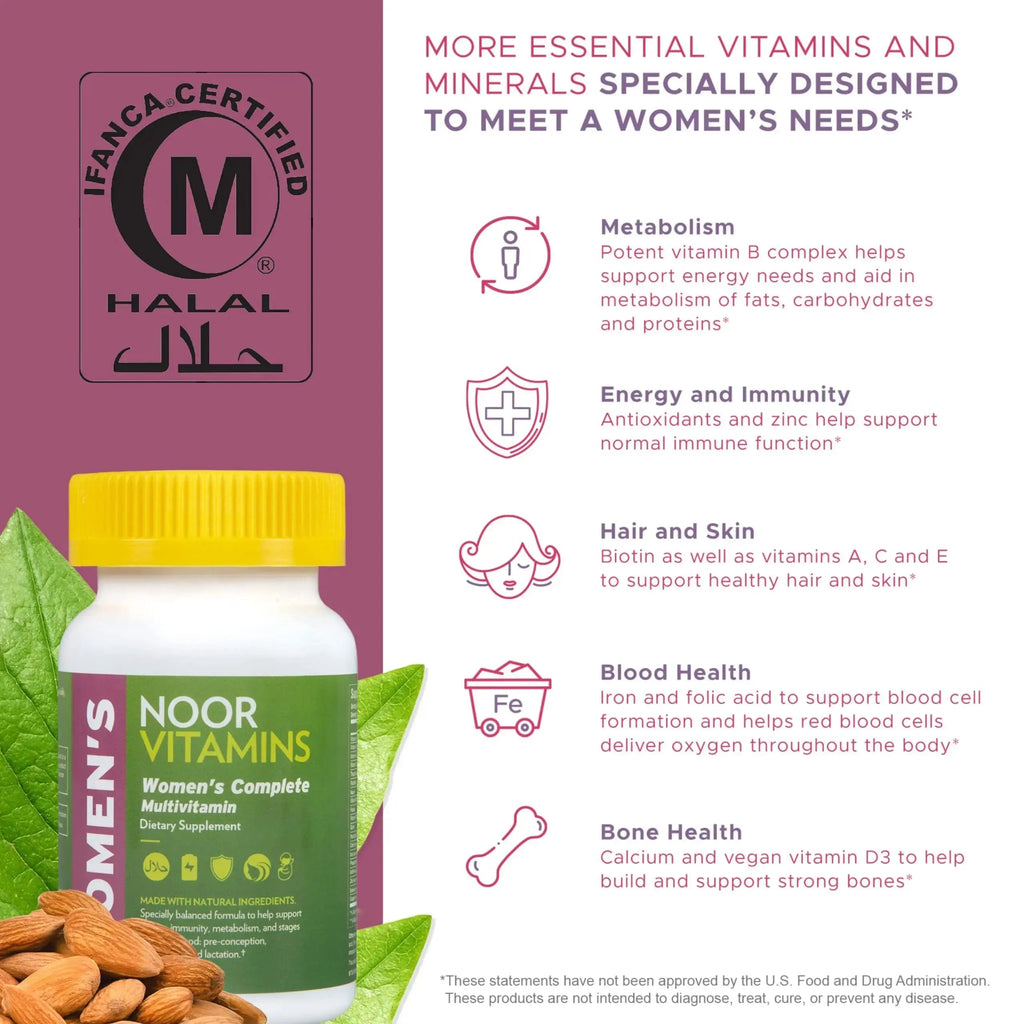 Noor Vitamins Women's Multivitamin and Omega Fish Oil Supplement Bundle Noor Vitamins Au supplements