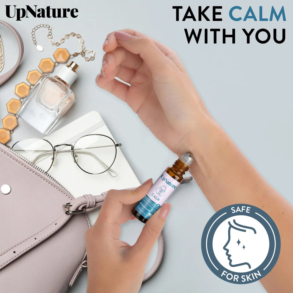 UpNature Calm Essential Oil Roll On Blend – Stress Relief & Relaxation Gifts for Women – Calming UpNature Au supplements