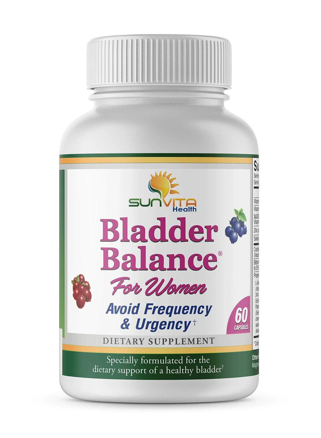 SunVita Health - Bladder Balance® - Bladder Control for Women • Bladder Issues Such as Urinary Frequency, Urgency and Urinary Tract Issues! SunVita Health Au supplements