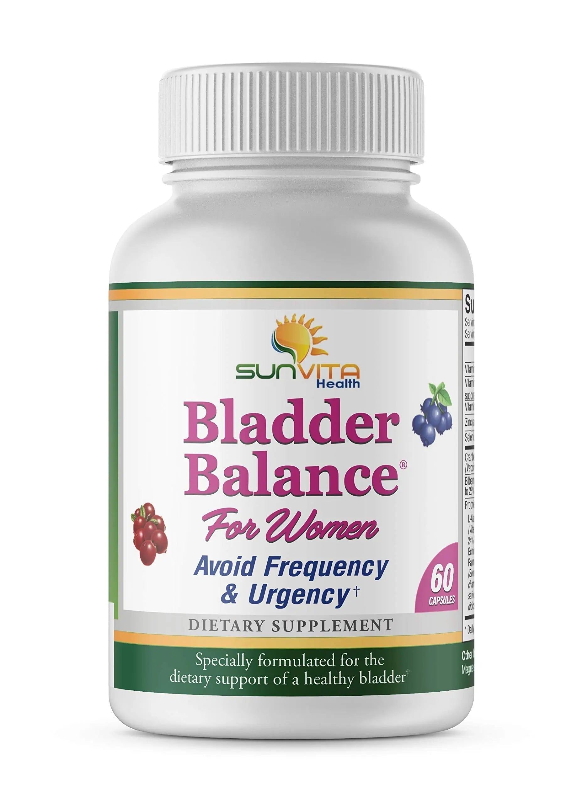 SunVita Health - Bladder Balance® - Bladder Control for Women • Bladder Issues Such as Urinary Frequency, Urgency and Urinary Tract Issues! SunVita Health Au supplements
