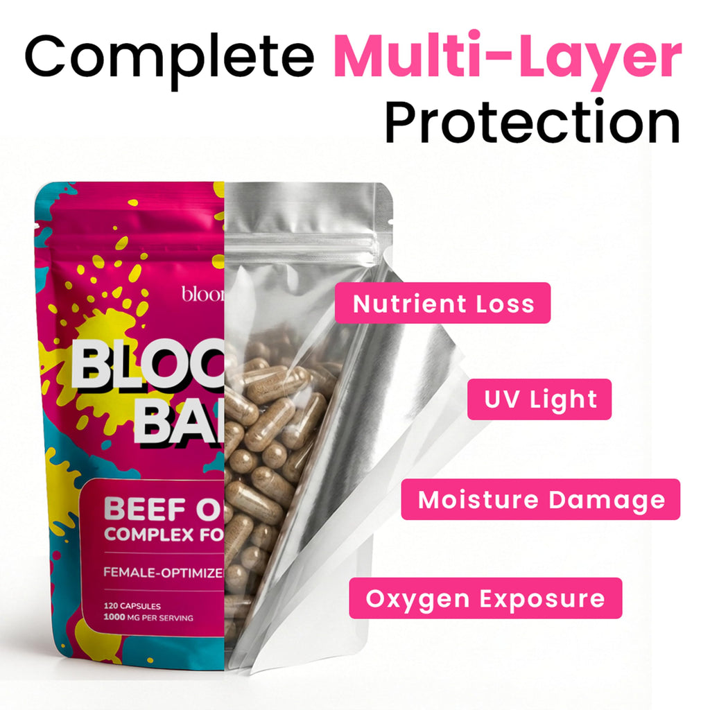 Beef Organ Supplement for Women – Grass Fed Liver, Uterus, Ovary, Heart, Kidney – 30+ Nutrients to Support Hormone Balance, Cycle Health, Energy, Immunity
