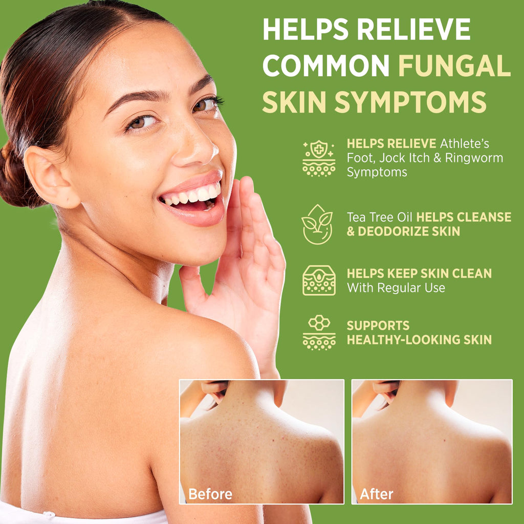 Roycederm Antifungal Bar Soap - Tea tree Oil Soap - Athlete’s Foot Treatment for Jock Itch & Ringworm