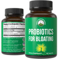 Bloat and Gas Probiotic - Proven Relief with Clinically Studied Bacillus Subtilis BS50 + Prebiotic Fiber - Fast Acting Anti Bloating Pills Supplement