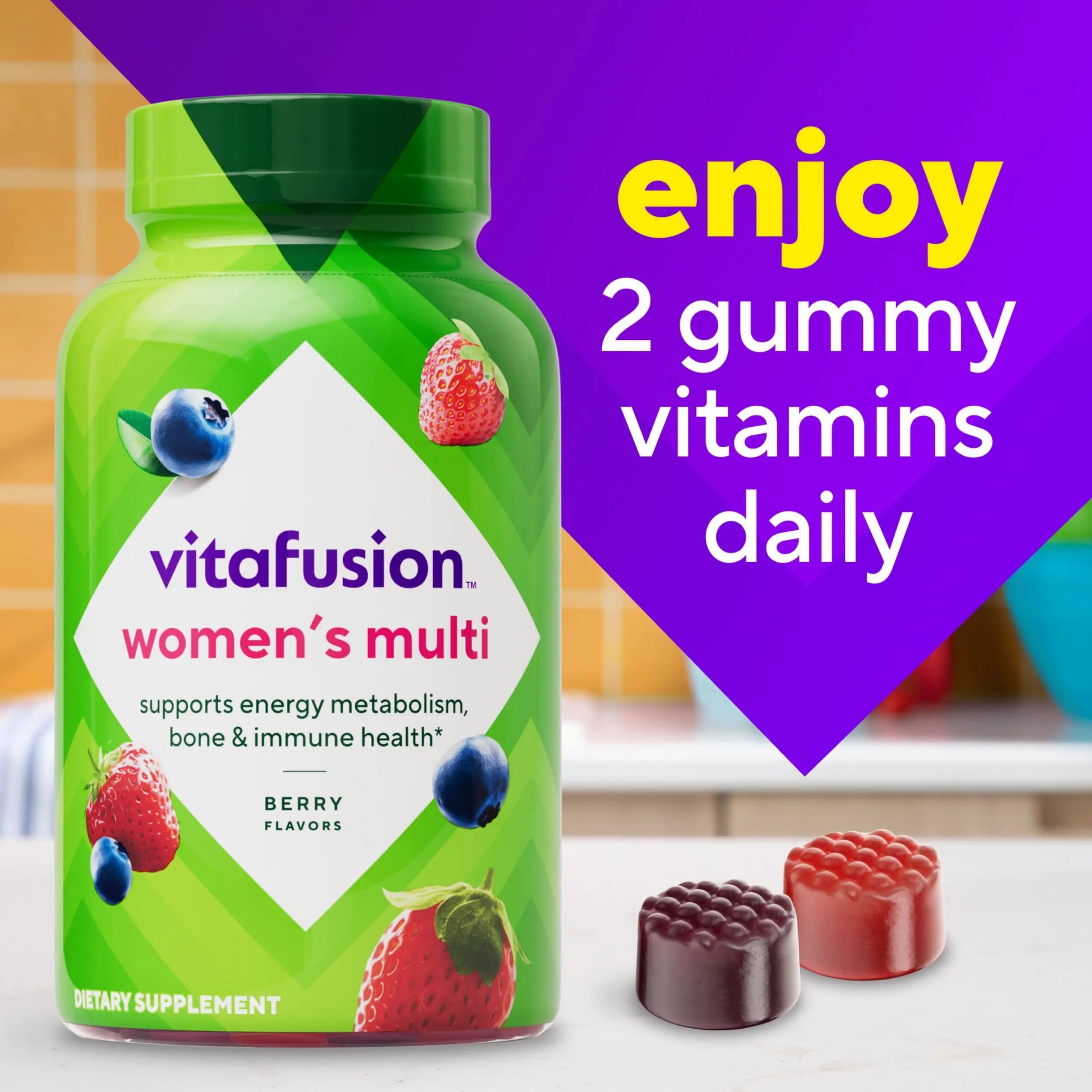 Vitafusion Adult Gummy Vitamins for Women, 120 Count Vitafusion Au supplements
