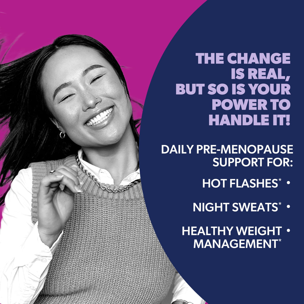 AZO® Daily Pre-Menopause Relief Perimenopause Supplements for Women, Hot Flash, Night Sweat and Healthy Weight Management Support* - 30 Count AZO Au supplements