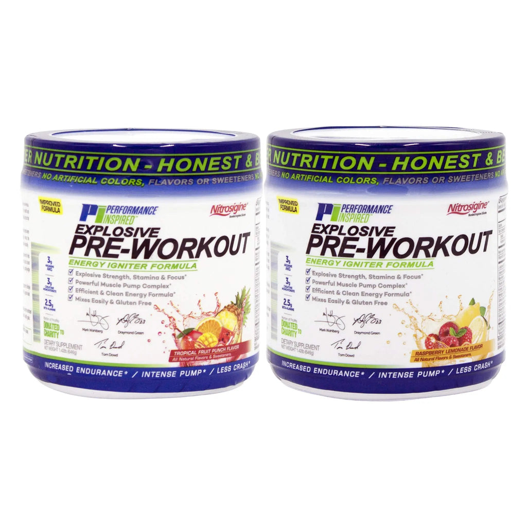 Performance Inspired Nutrition PreWorkout Powder - All Natural - G-Free & Vegan Formula PERFORMANCE INSPIRED Au supplements
