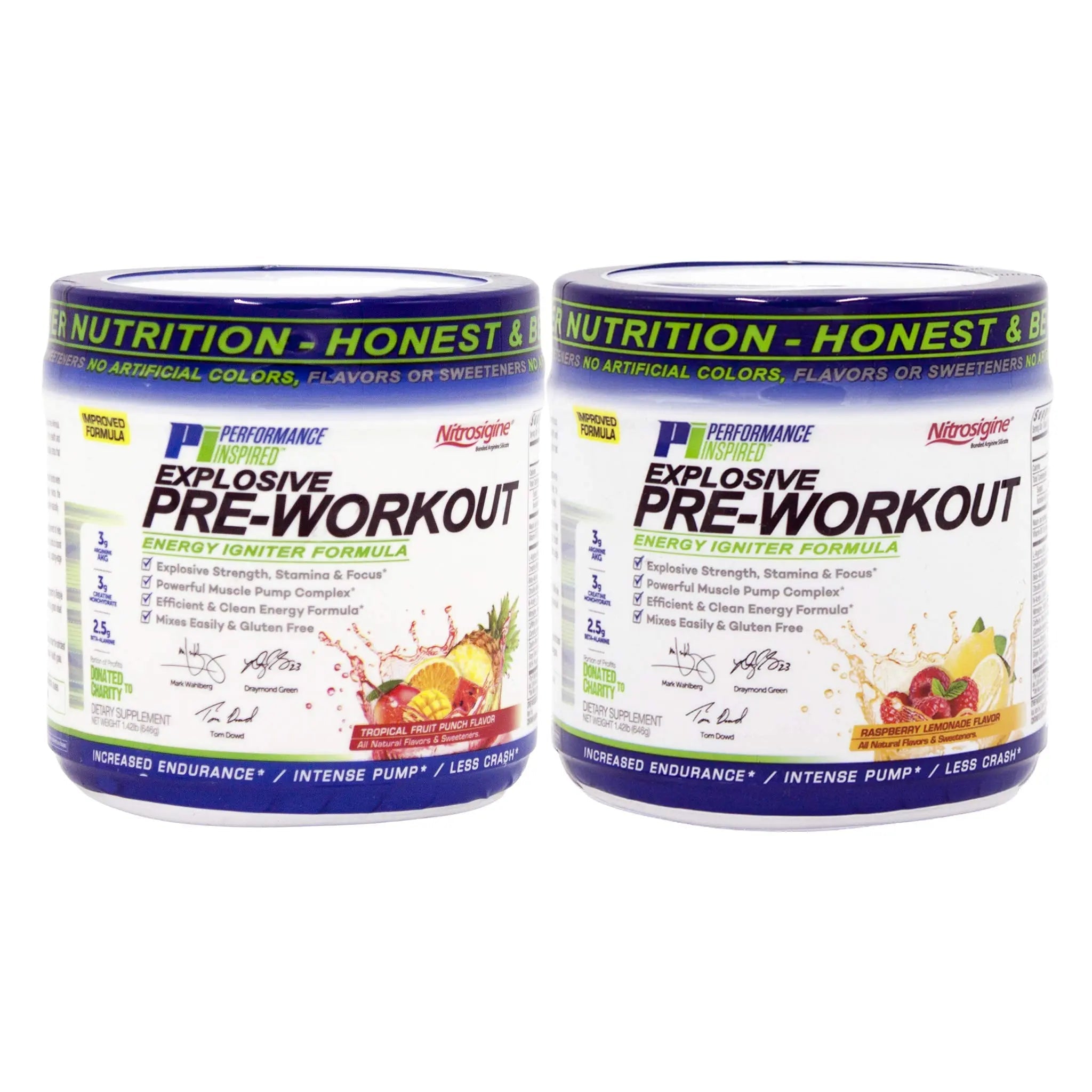 Performance Inspired Nutrition PreWorkout Powder - All Natural - G-Free & Vegan Formula PERFORMANCE INSPIRED Au supplements