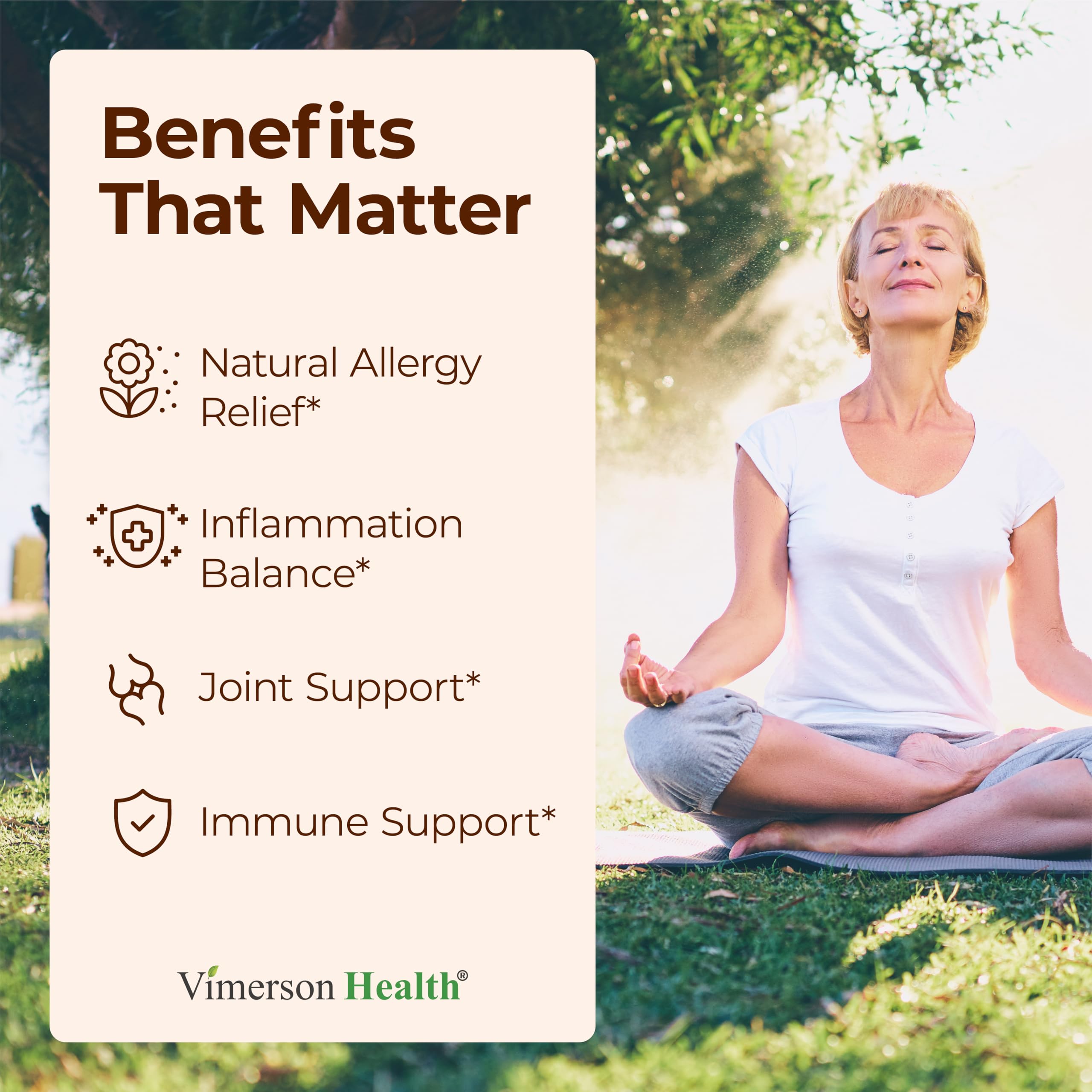 Quercetin with Bromelain Turmeric Curcumin Supplement – Allergy Relief, Immune & Joint Support – Organic Turmeric Supplement w/Bioperine for Enhanced Absorption