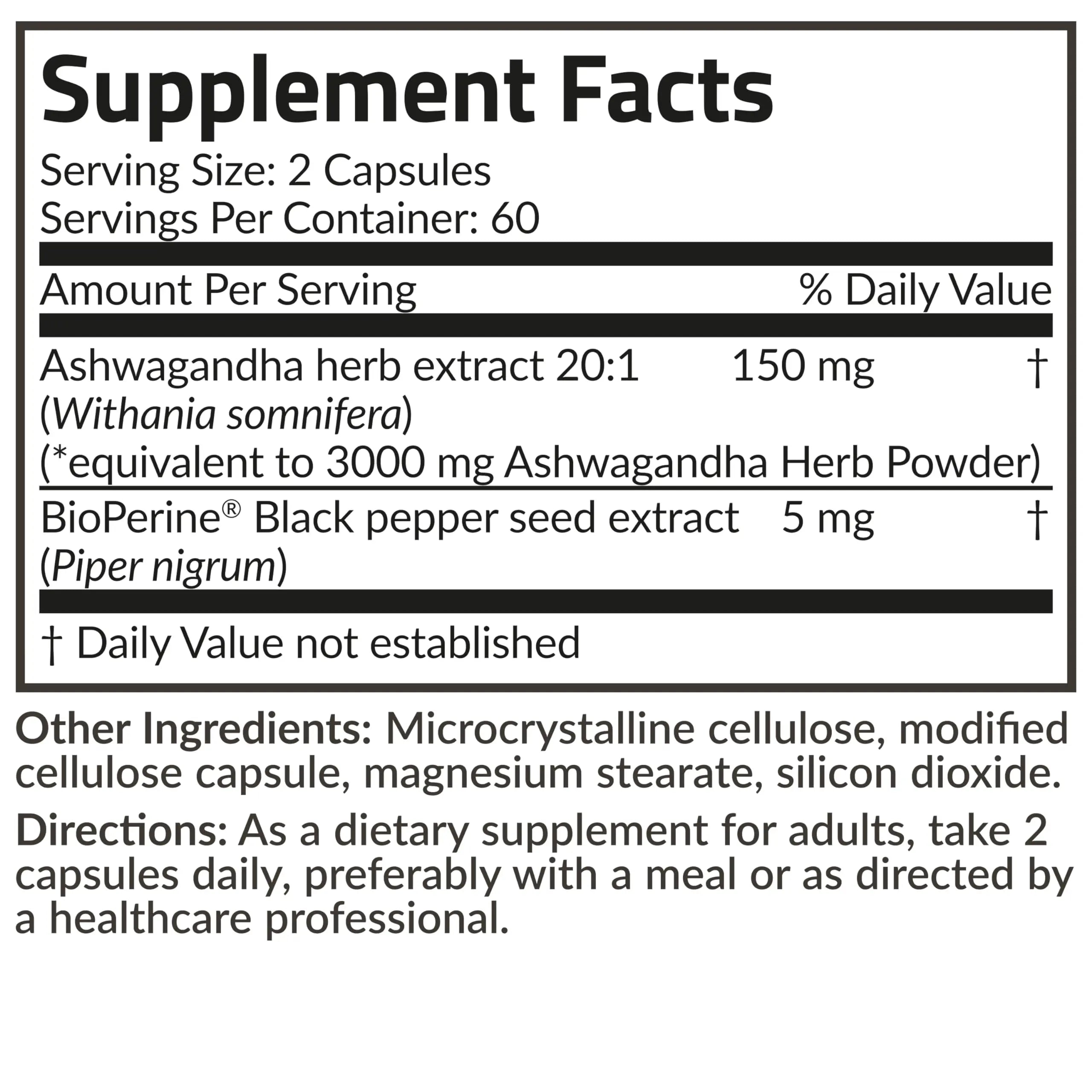Futurebiotics Ashwagandha Extra Strength Stress & Mood Support with BioPerine Futurebiotics Au supplements
