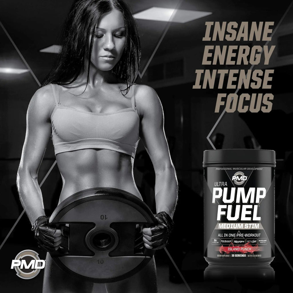 PMD Sports Ultra Pump Fuel - Pre Workout - Island Punch (30 Servings) Sports Omega PMD Au supplements