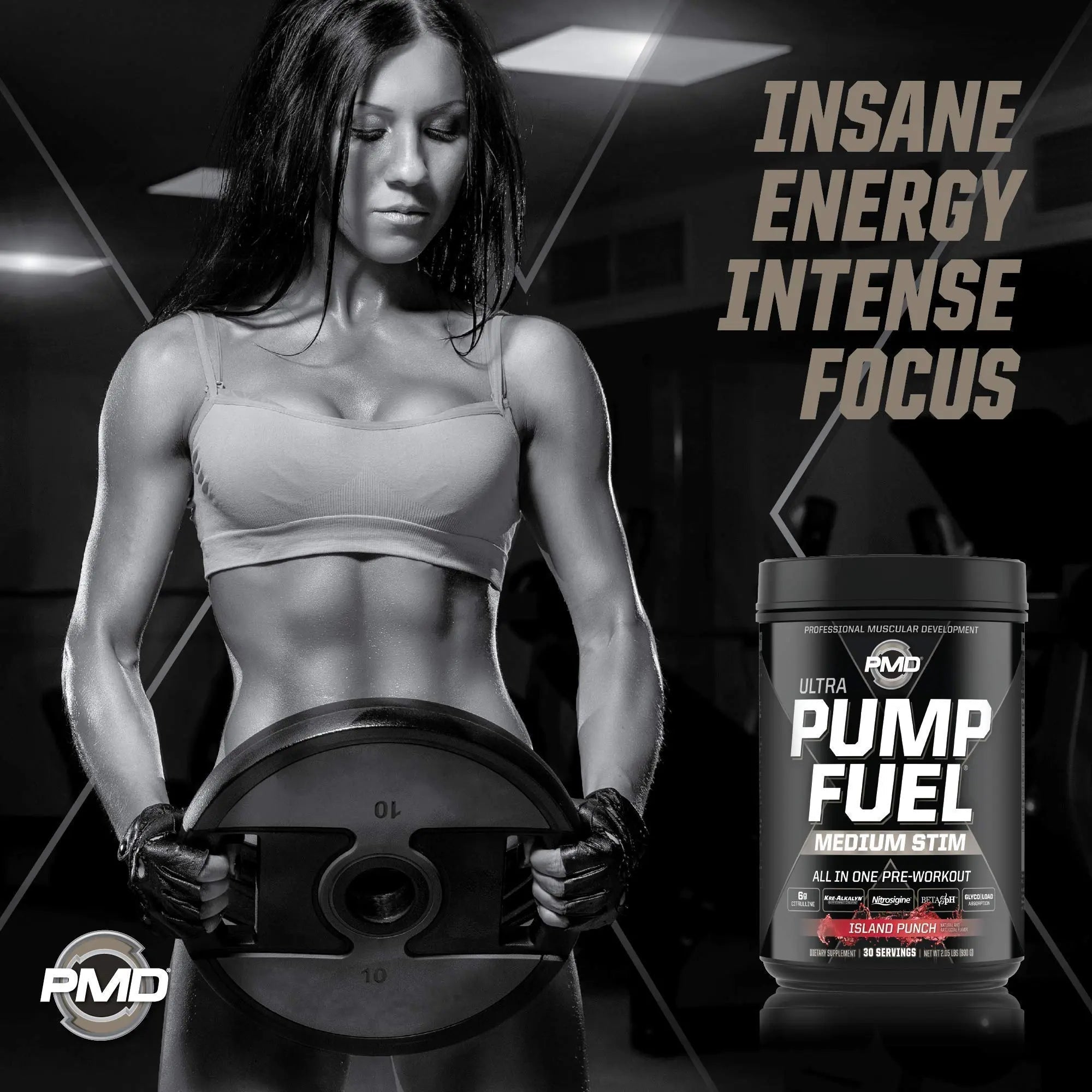 PMD Sports Ultra Pump Fuel - Pre Workout - Island Punch (30 Servings) Sports Omega PMD Au supplements