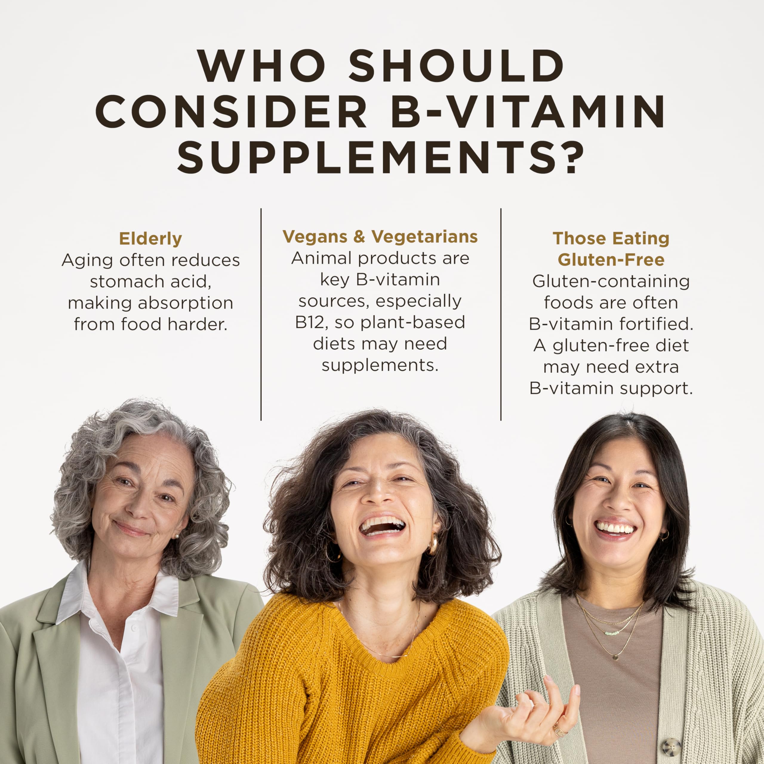 Solgar B-Complex "100", 100 Vegetable Capsules - Nervous System Support - Supports Energy Metabolism - Non-GMO, Vegan, Gluten Free,