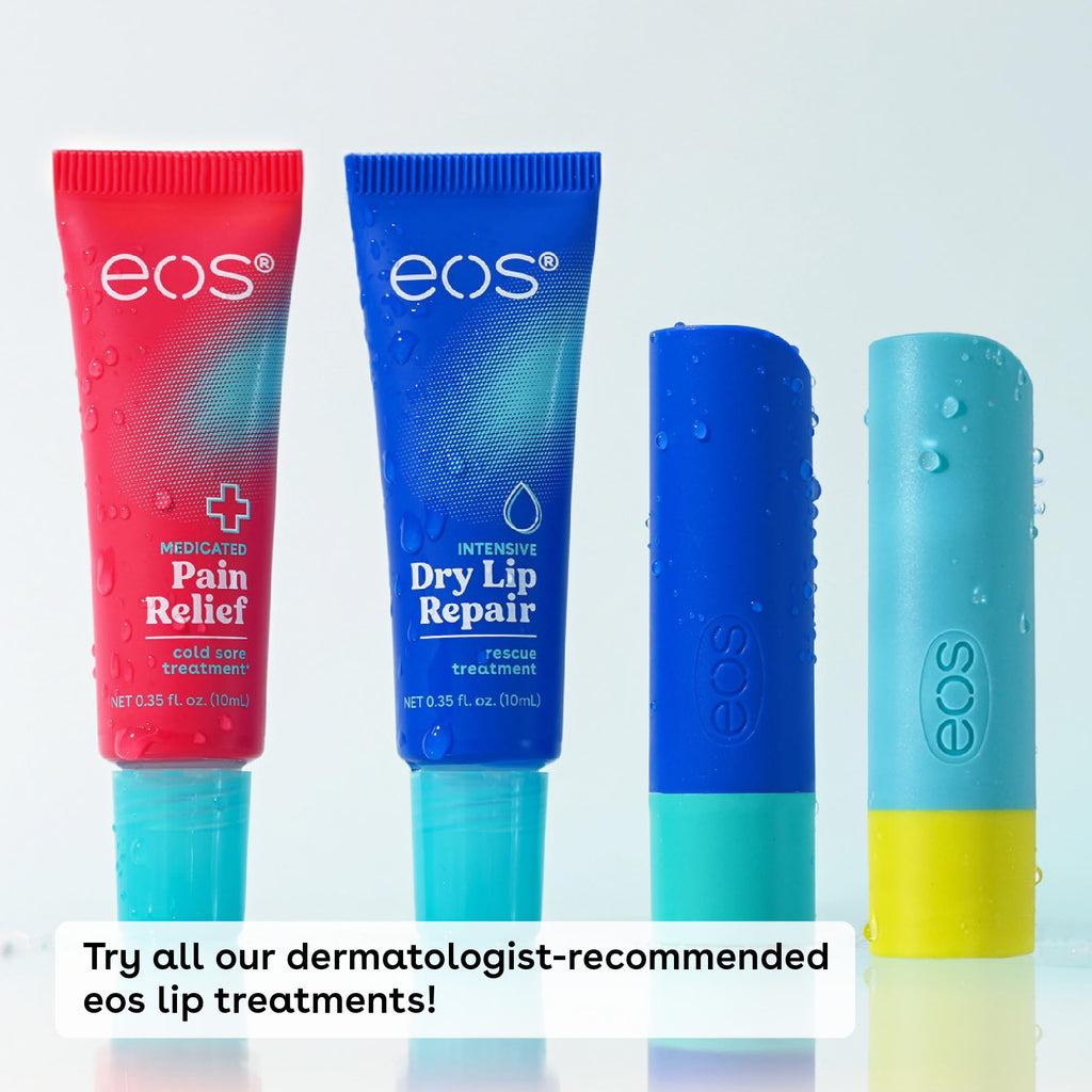 eos The Hero Lip Repair, Extra Dry Lip Treatment, 24HR Moisture, Natural Strawberry Extract, 0.35 fl oz, 2-Pack