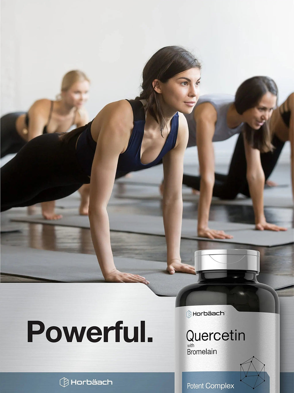 Quercetin with Bromelain Supplement | 240 Capsules | Non-GMO and Gluten Free Horbäach Au supplements