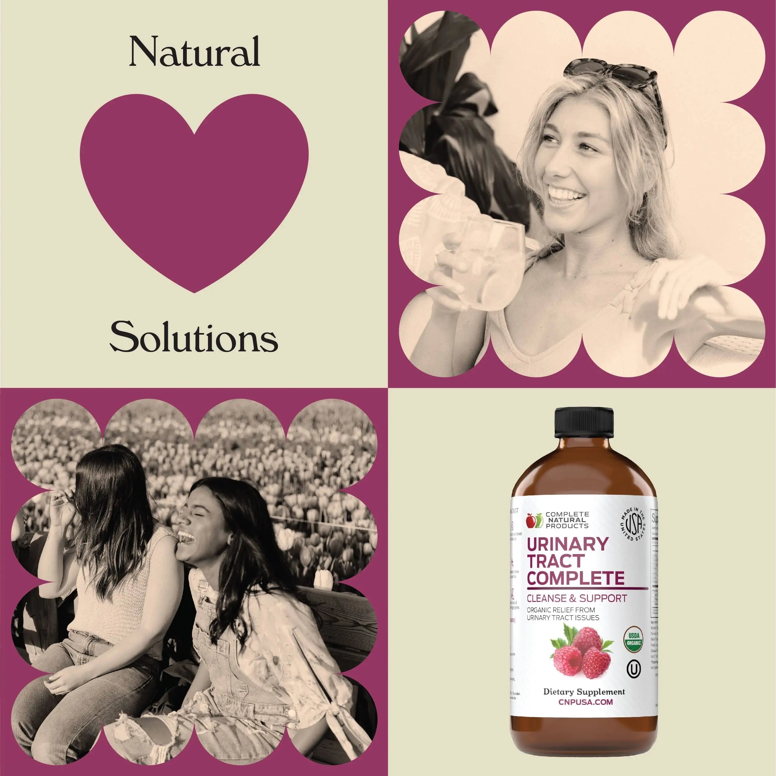 Complete Natural Products Urinary Tract Complete 8oz - Liquid Supplement for a Urinary Tract Cleanse, Defense, Health, and Treatment with Organic Cranberry & Organic D-Mannose Complete Natural Products Au supplements