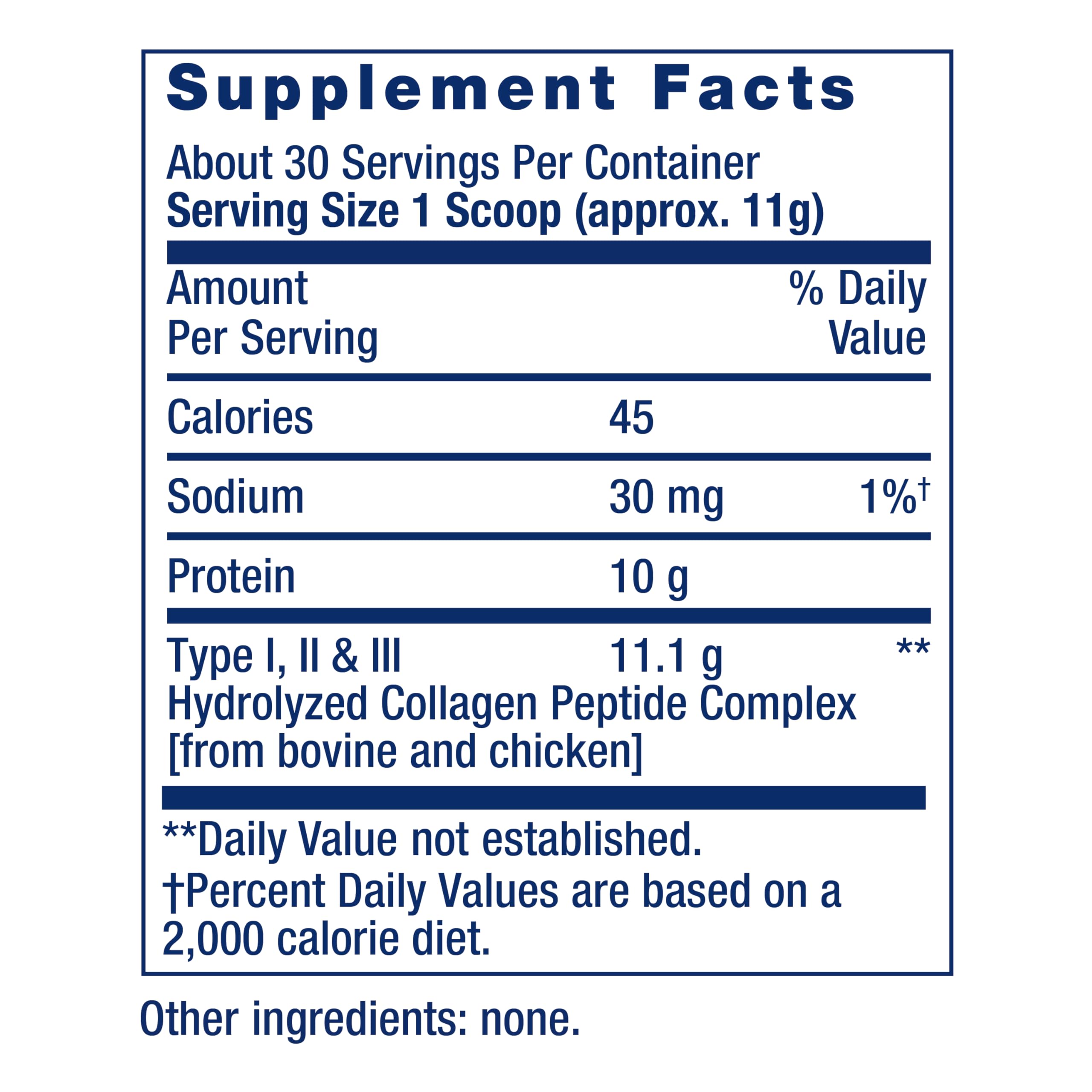 Life Extension Collagen Peptides for Skin & Joints, Collagen Types I, II & III in an Easy-Mix Powder, Gluten Free, Non-GMO, net Weight 343 Grams Life Extension Au supplements