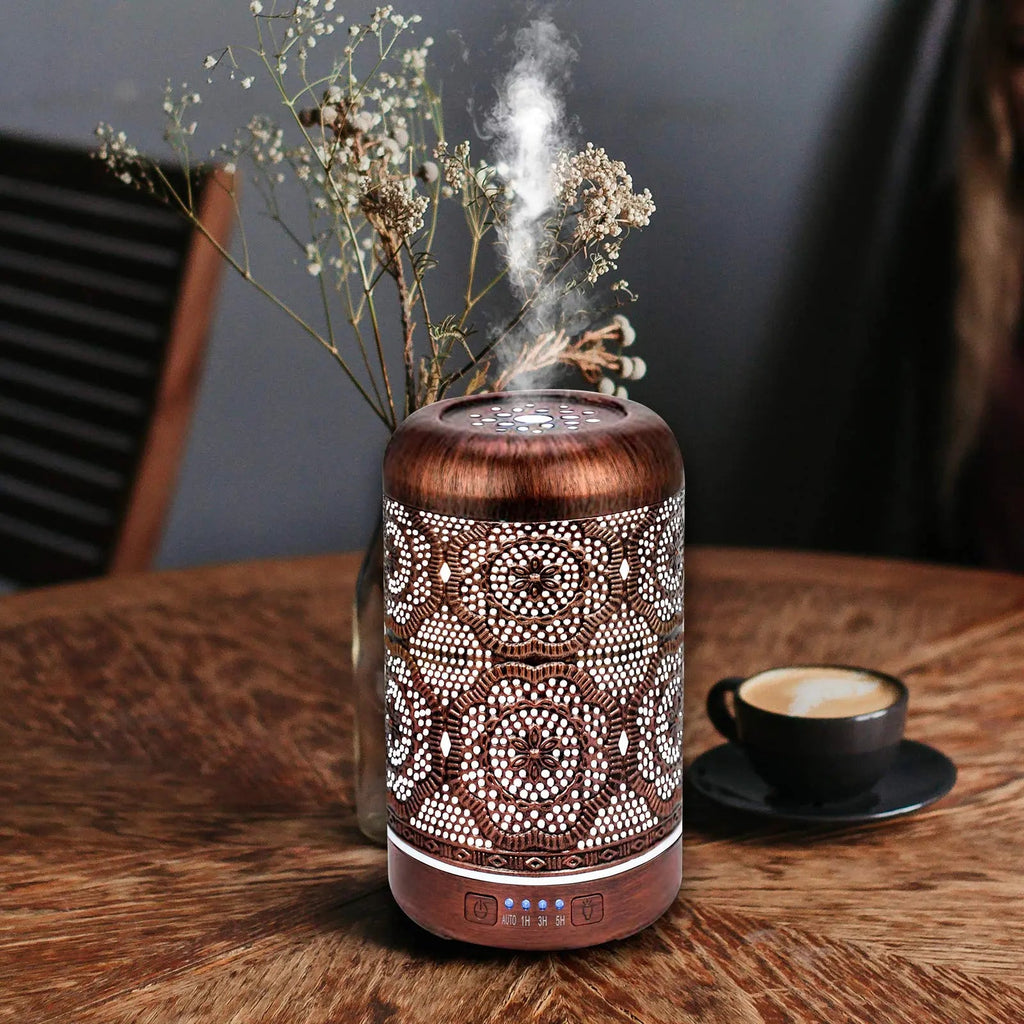 Essential Oil Diffuser, Upgraded Metal Diffusers with Lavender Lemon Essential Oils, 250ml BAIESHIJI Au supplements