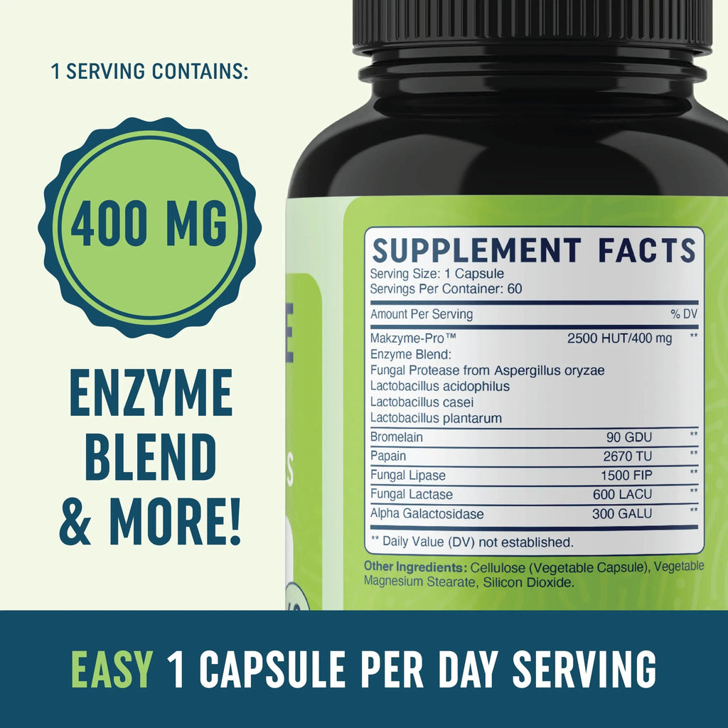 Digestive Enzymes with Probiotics for Bloating Relief & Digestive Health MAV NUTRITION Au supplements