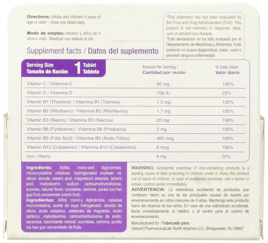 Bedoyecta Children's Chewables, 50 Count Bedoyecta Au supplements