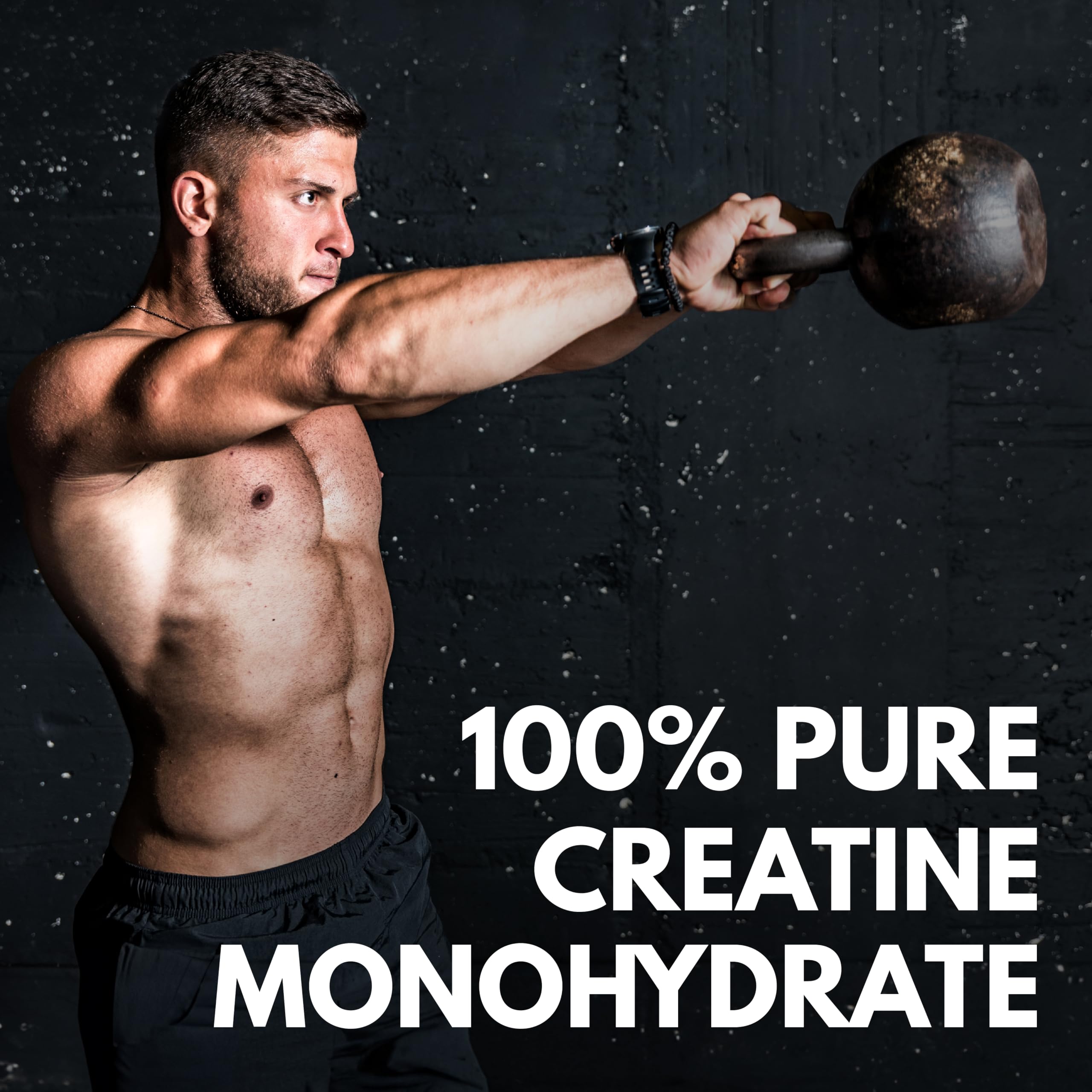 Max Muscle Ultra Pure Creatine Monohydrate Powder 5000 mg (5 Grams) | 3rd Party Purity Tested | 100% Micronized and Unflavored for Maximum Absorption | Keto Friendly | 8.8 Ounces | 50 Servings Max Muscle Au supplements