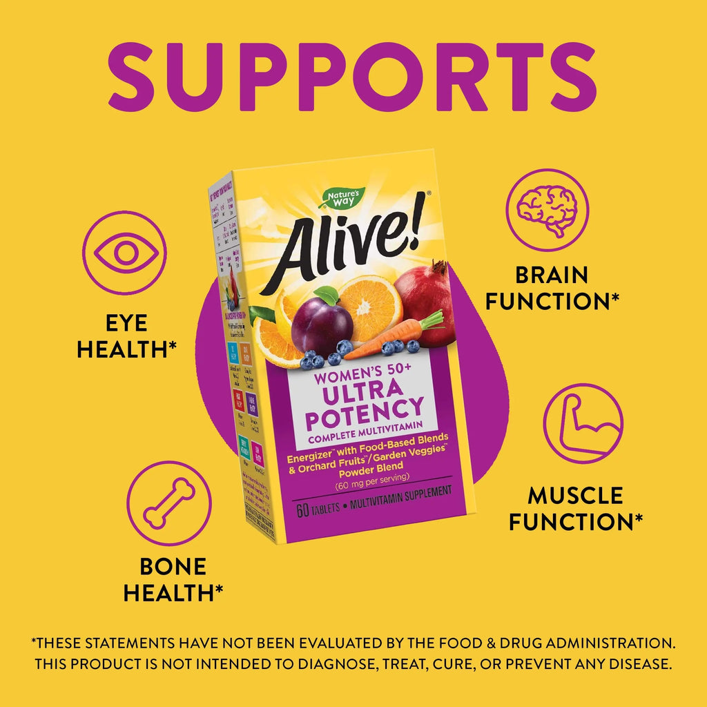 Nature’s Way Alive! Women’s 50+ Ultra Potency Complete Multivitamin Nature's Way Au supplements