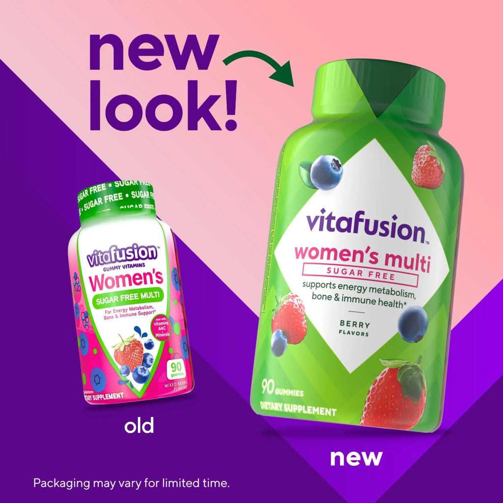 Vitafusion Women’s Sugar Free Daily Multivitamin Supplement, Keto Diet Friendly Adult Gummy Vitamin for Energy Vitafusion Au supplements