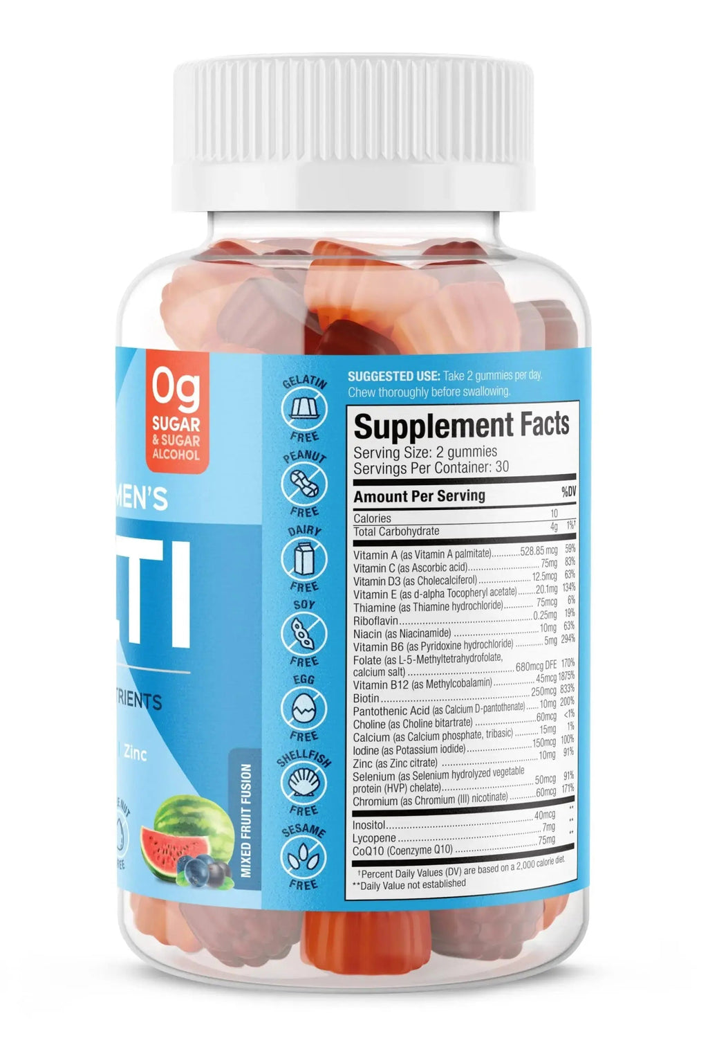 SUKU Men's Daily Multivitamin Gummies – Vitamins A, B12, C, D3, E, Zinc, CoQ10 & Lycopene – Prostate, Heart & Immune Support SUKU Au supplements