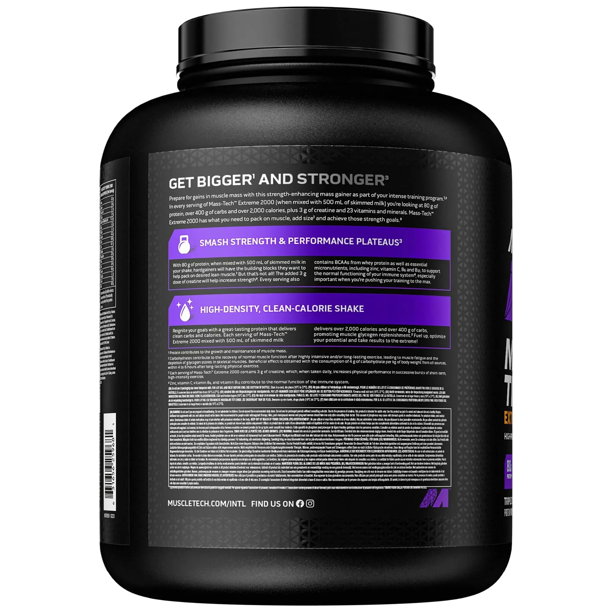 MuscleTech MassTech Extreme Protein Powder, Weight & Muscle Mass Gainer, Whey Mass Protein Powder Muscletech Au supplements