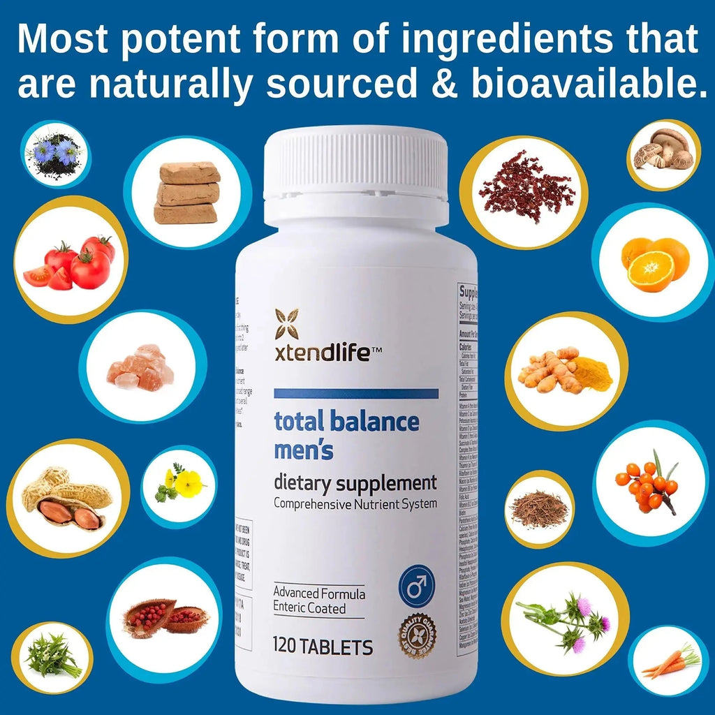 Xtendlife Total Balance Men’s Multivitamin for Immune, Heart, Digestive & Cellular Health - Daily Support Xtendlife Au supplements