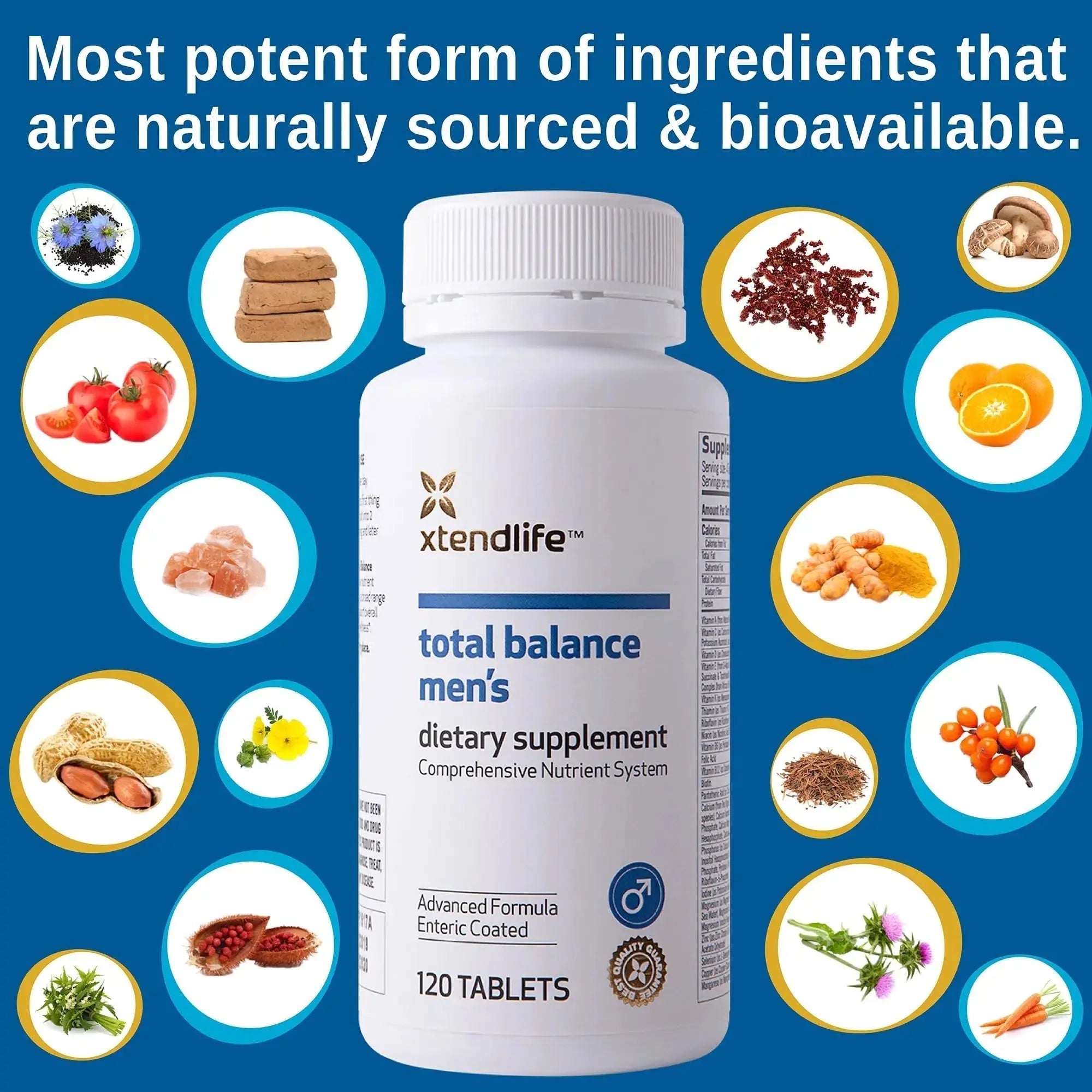 Xtendlife Total Balance Men’s Multivitamin for Immune, Heart, Digestive & Cellular Health - Daily Support Xtendlife Au supplements