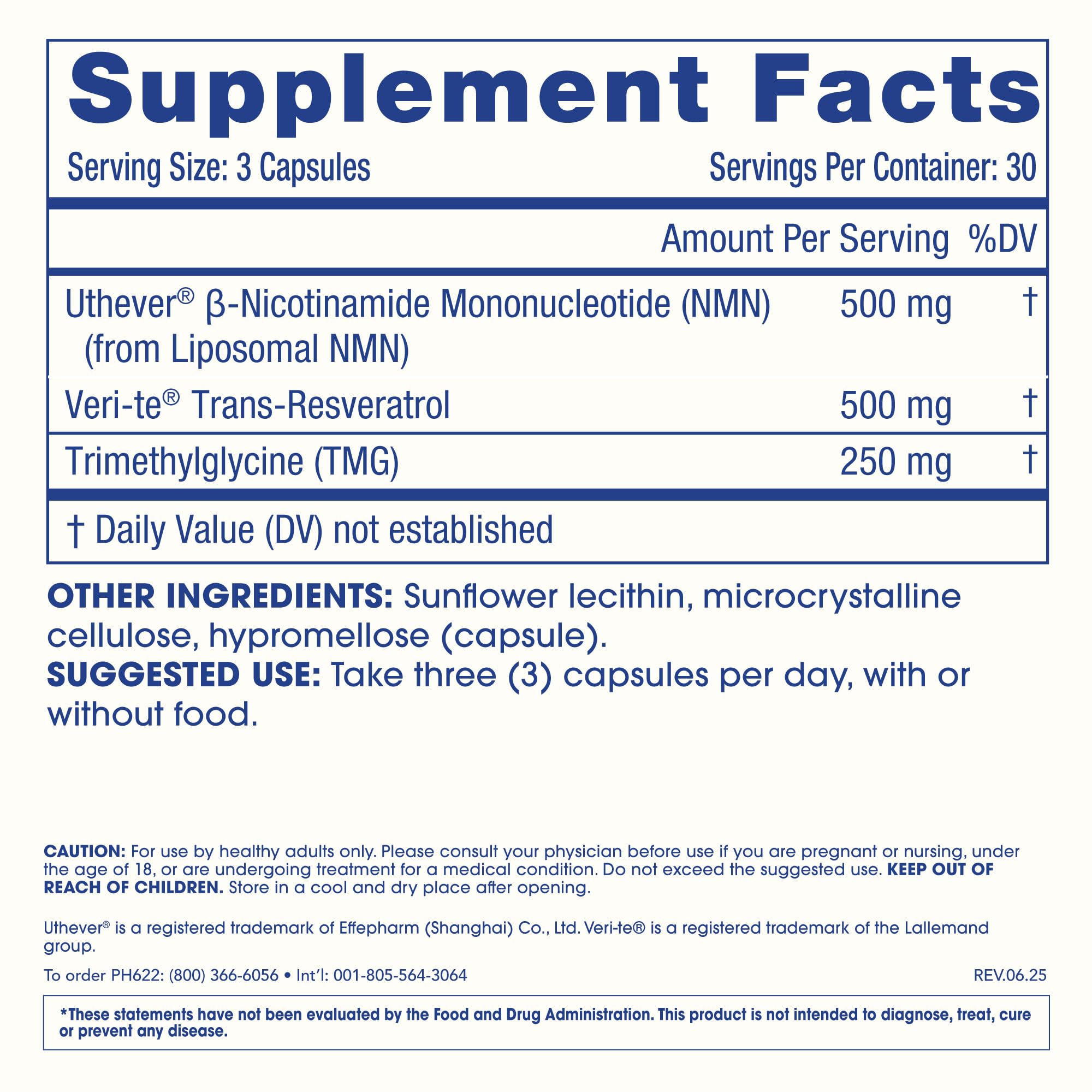 ProHealth Longevity Liposomal NMN Pro Complete™ (90 Capsules) - Liposomal Uthever® NMN, Trans-Resveratrol, TMG ProHealth Au supplements