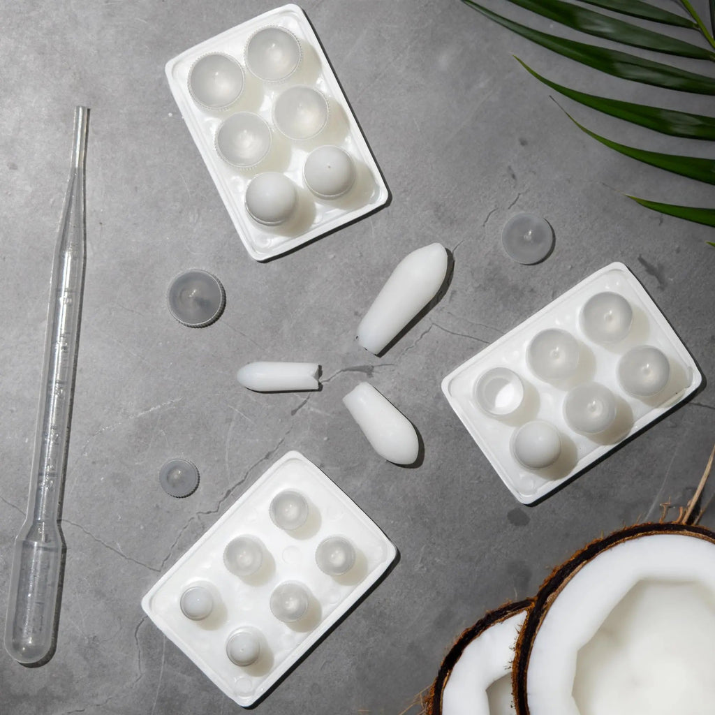 Suppository Molds Kit - Made in France, 3 Sizes (1ml, 2ml, 3ml), Reusable Suppositories Mold - 4 Trays Hoxycom Au supplements